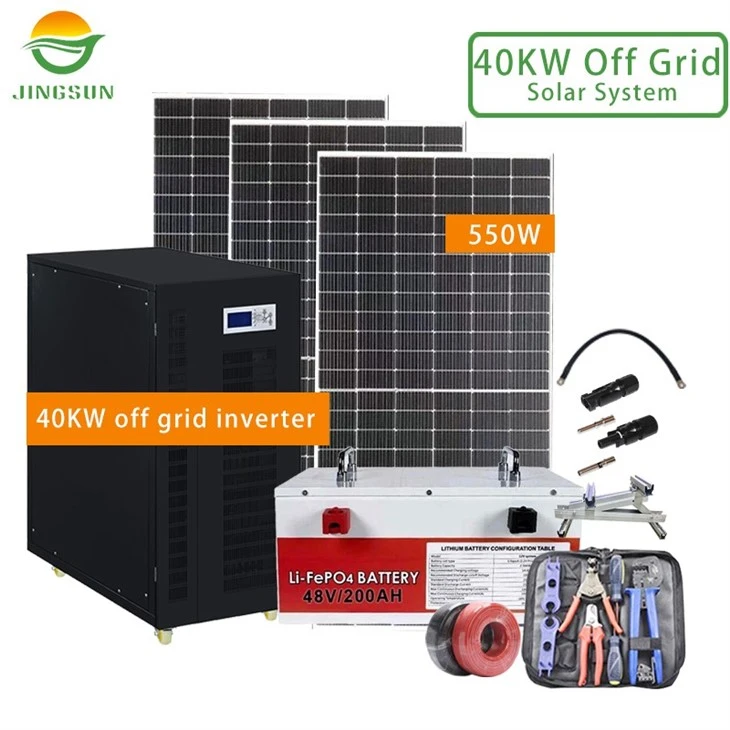 China 40KW Off Grid Pengeluar Sistem Suria Kilang Pembekal - Harga Baik ...